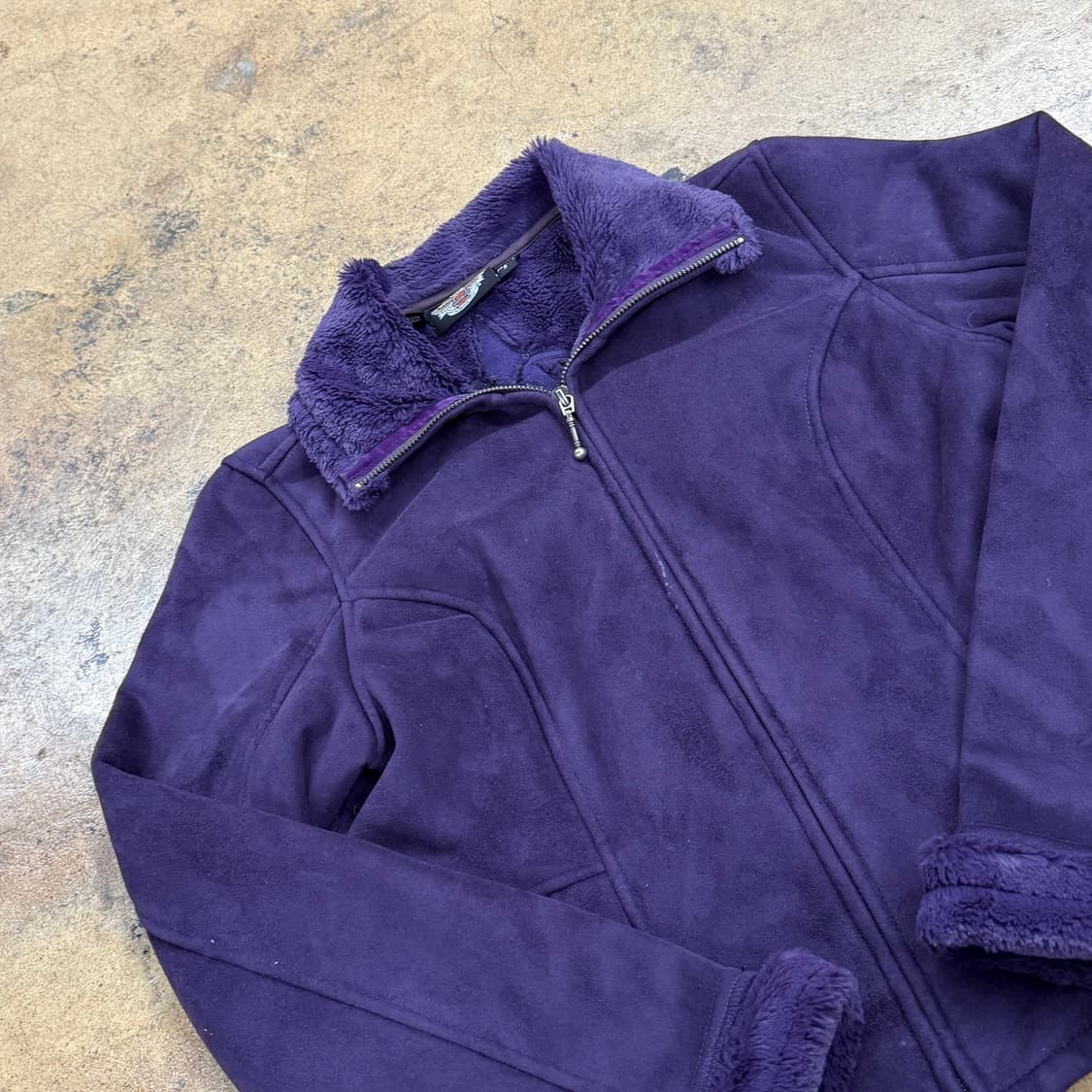 할리 데이비슨 퍼플 털 자켓  상품이미지1