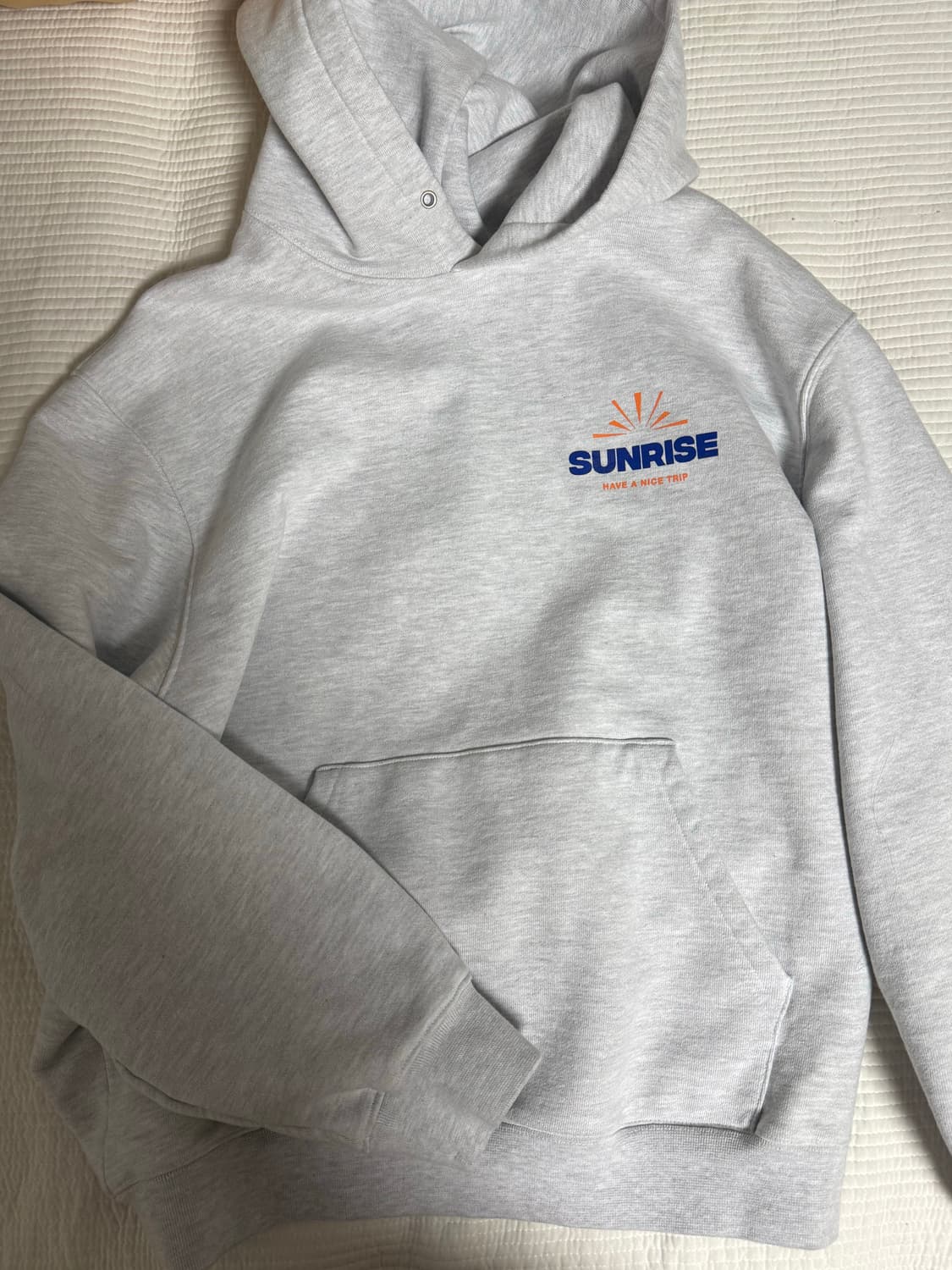 헬로선라이즈 그레이 후드티 S 상품이미지1