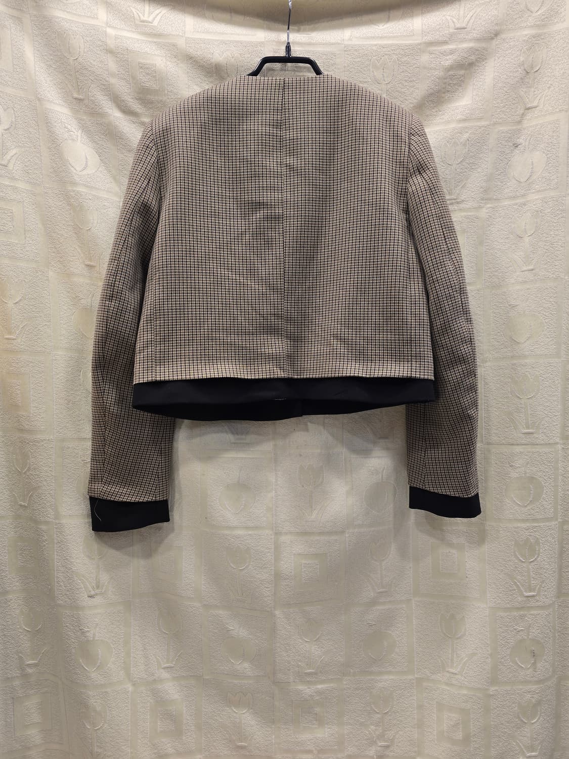 자라 ZARA 체크 크롭 자켓 S 상품이미지5