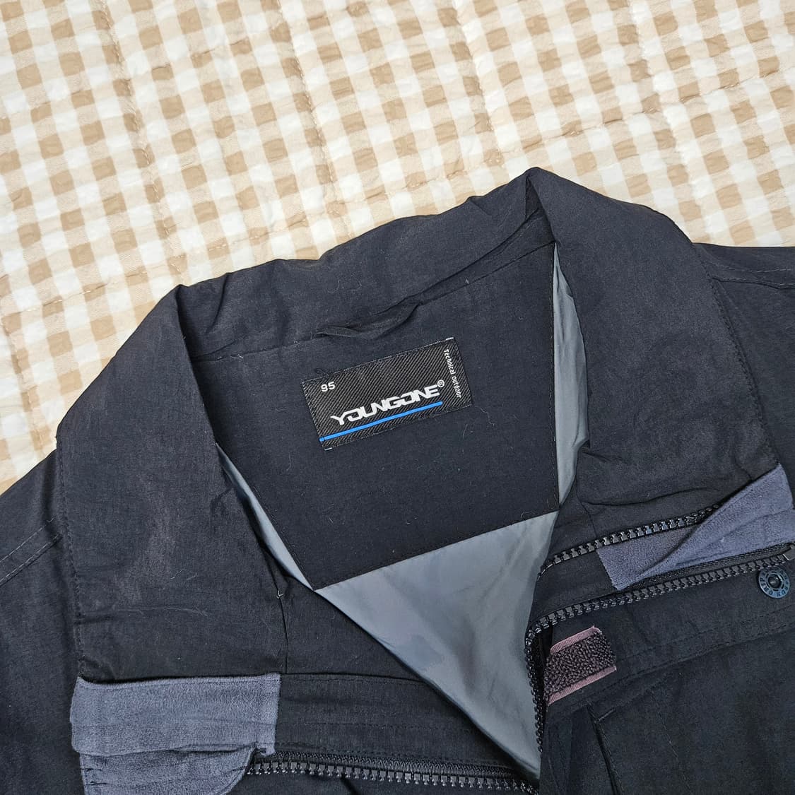 영원 오버핏 바람막이 자켓 남자100~105 상품이미지2