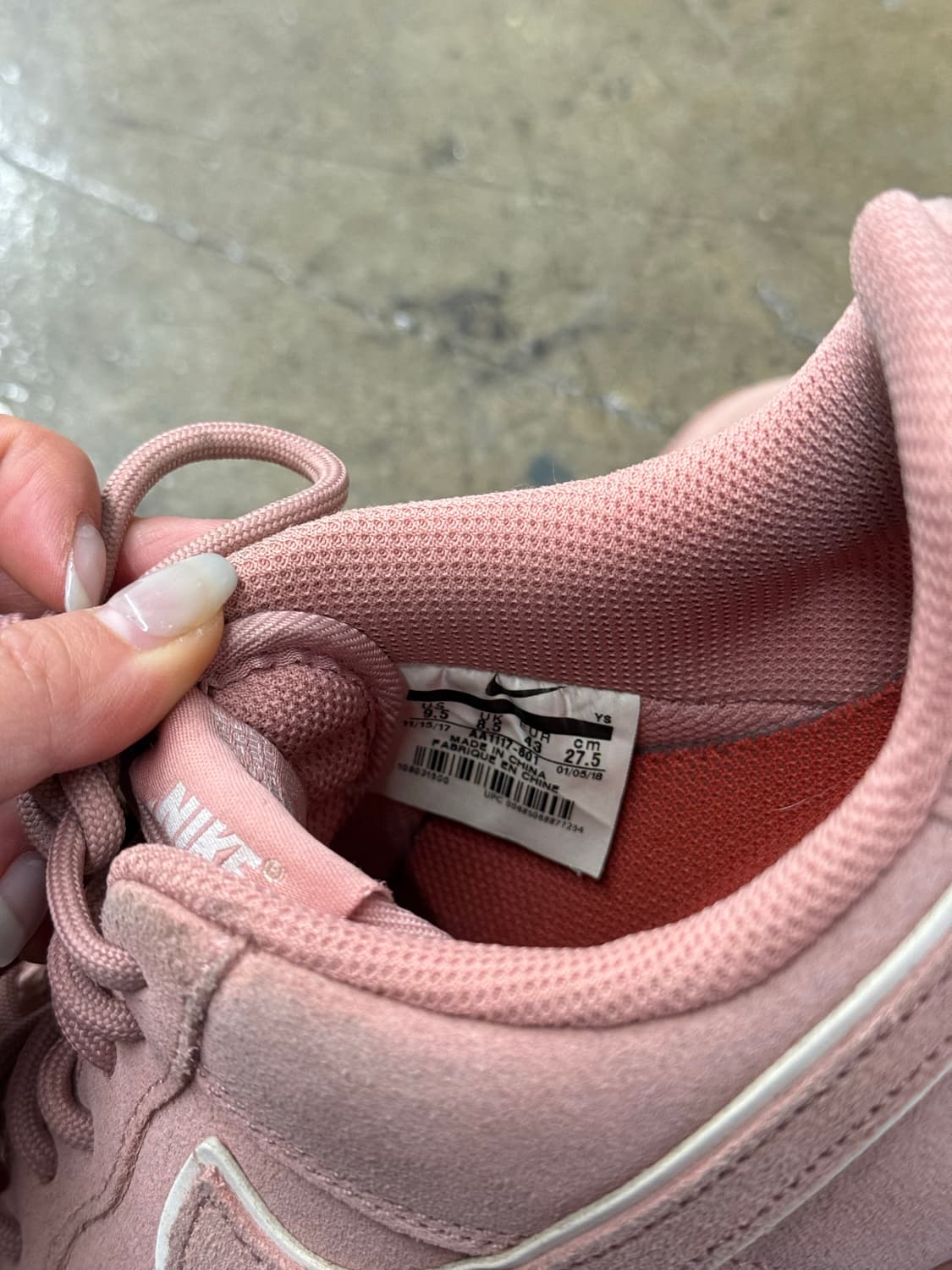 나이키 에어포스1 07 LV8 스웨이드 레드 275 상품이미지8