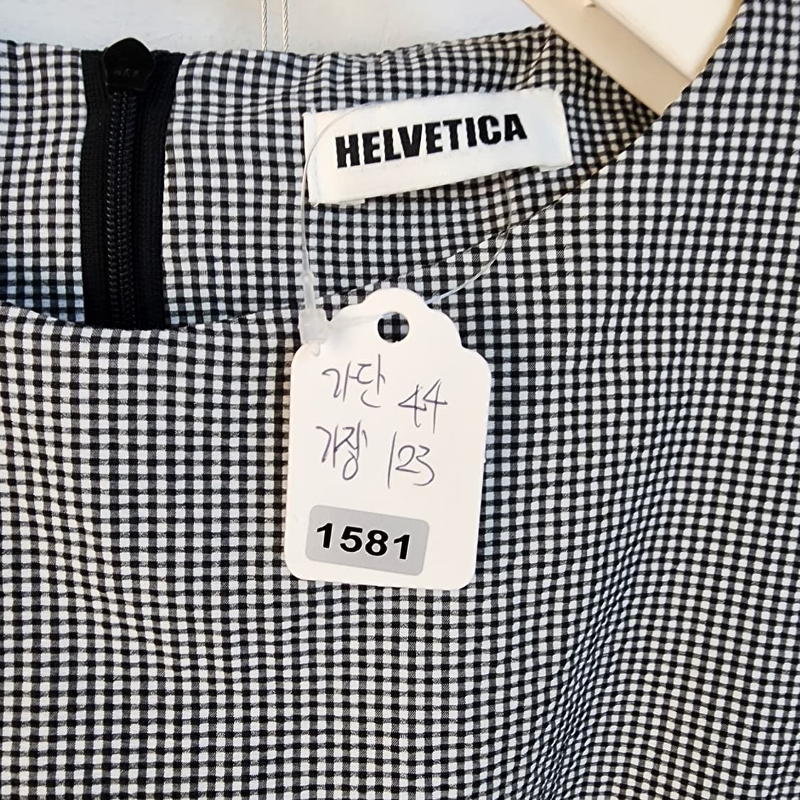 HELVETICA 하운드체크 롱 원피스 상품이미지9