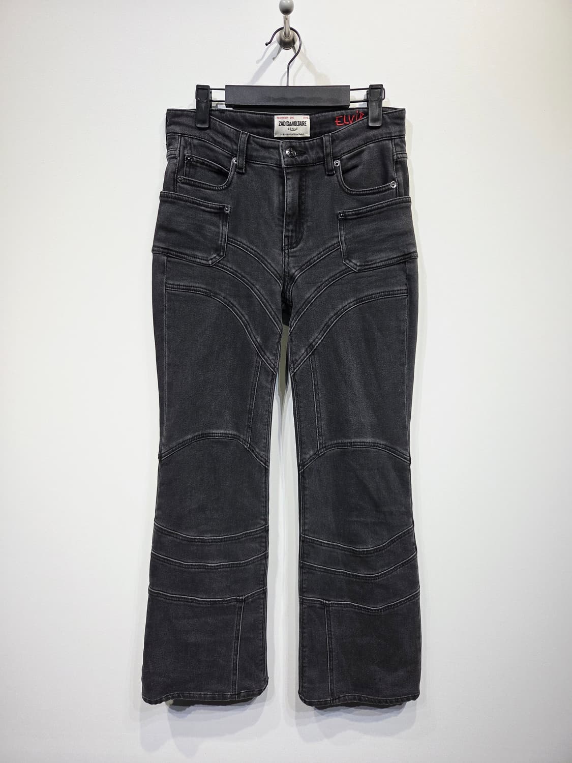 자딕앤볼테르 엘비라 미드 라이즈 플레어 진_25 상품이미지2