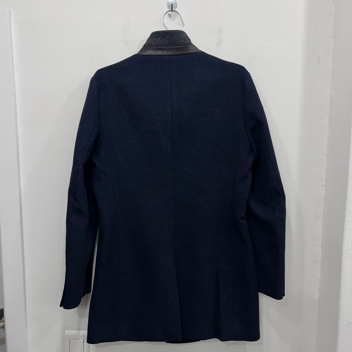 커스텀멜로우 울 모직 차이나카라 하프코트 상품이미지5