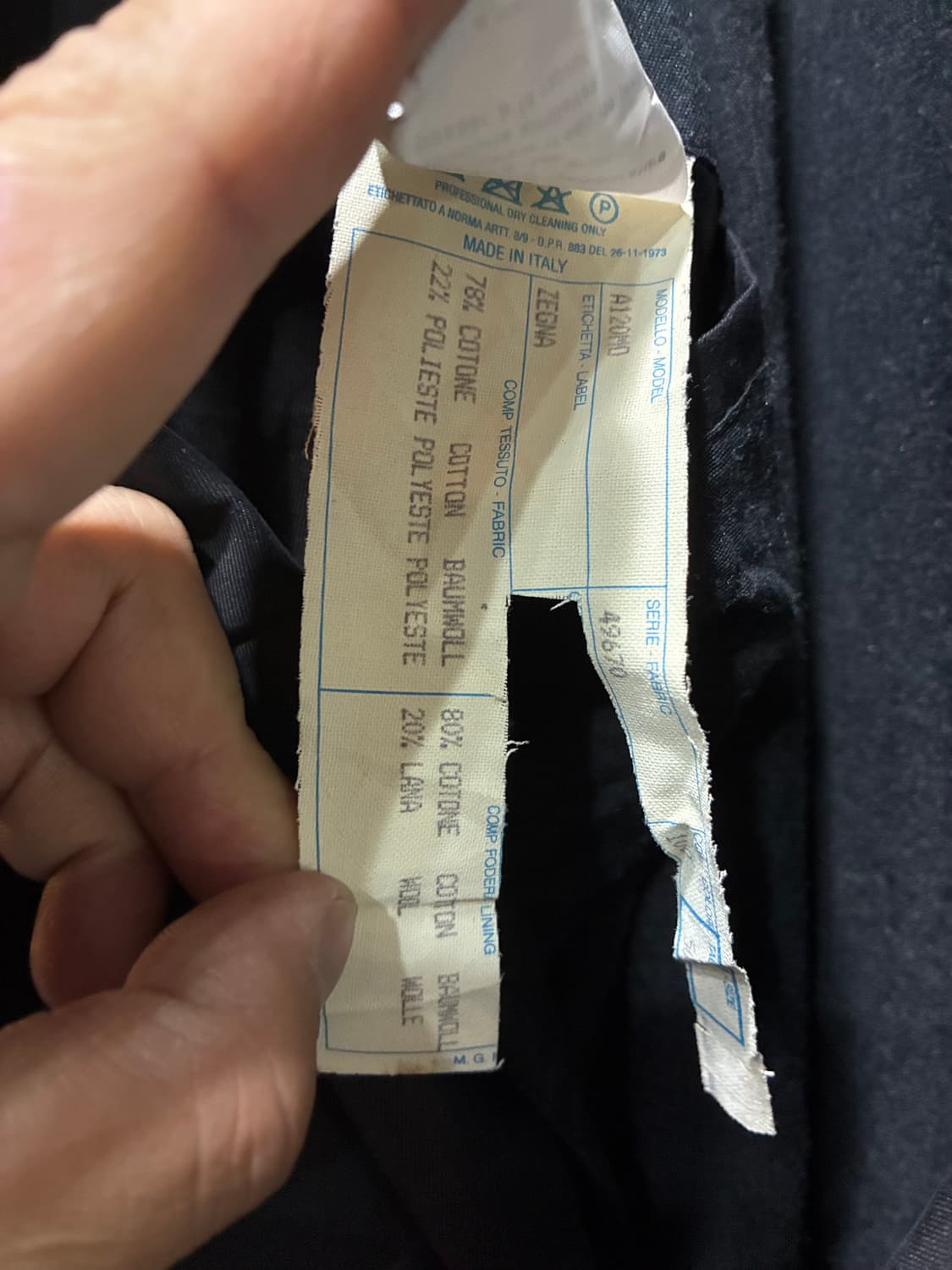 Ermenegildo Zegna 에르메네질도 제냐 트렌치 코트 상품이미지7