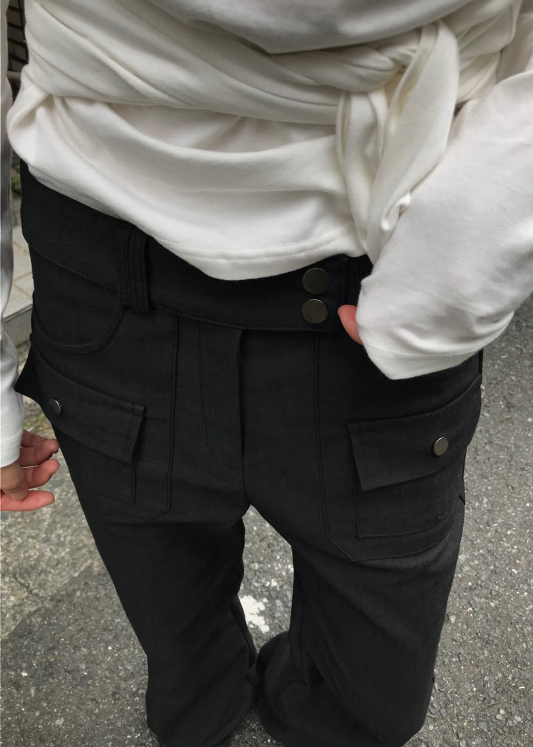 우화 front pocket work pants 상품이미지2