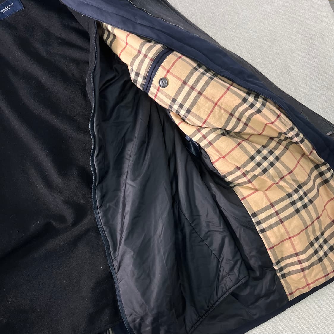 100 버버리 레더 싱글 트렌치 코트 자켓 상품이미지5