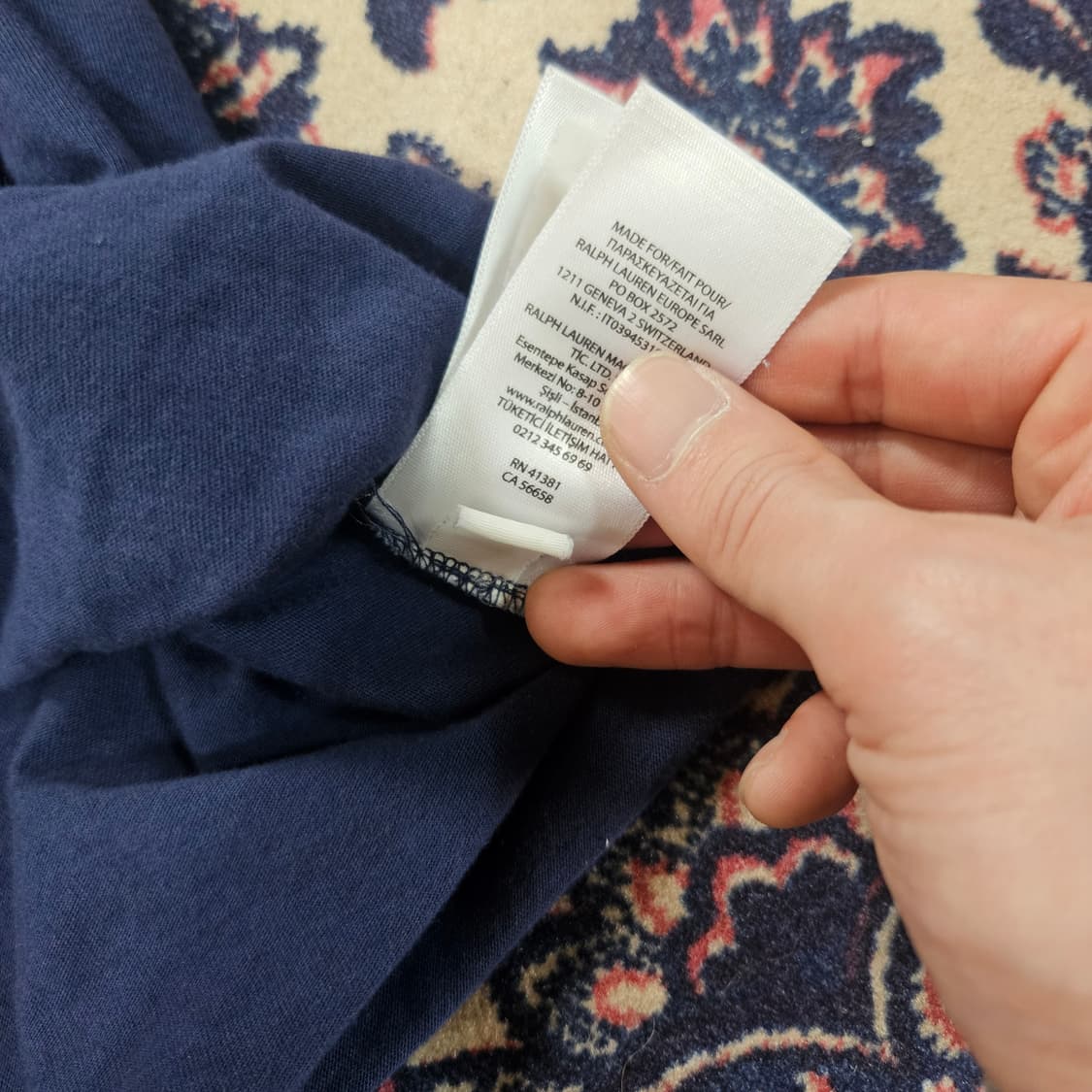 폴로랄프로렌 USA성조기 슬림 반팔티셔츠 M 상품이미지10