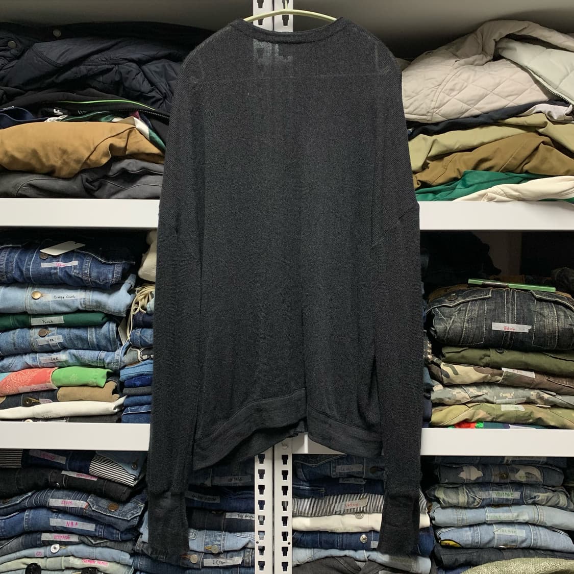 [3XL] 라코스테 울마크 퓨어울 가디건 상품이미지3