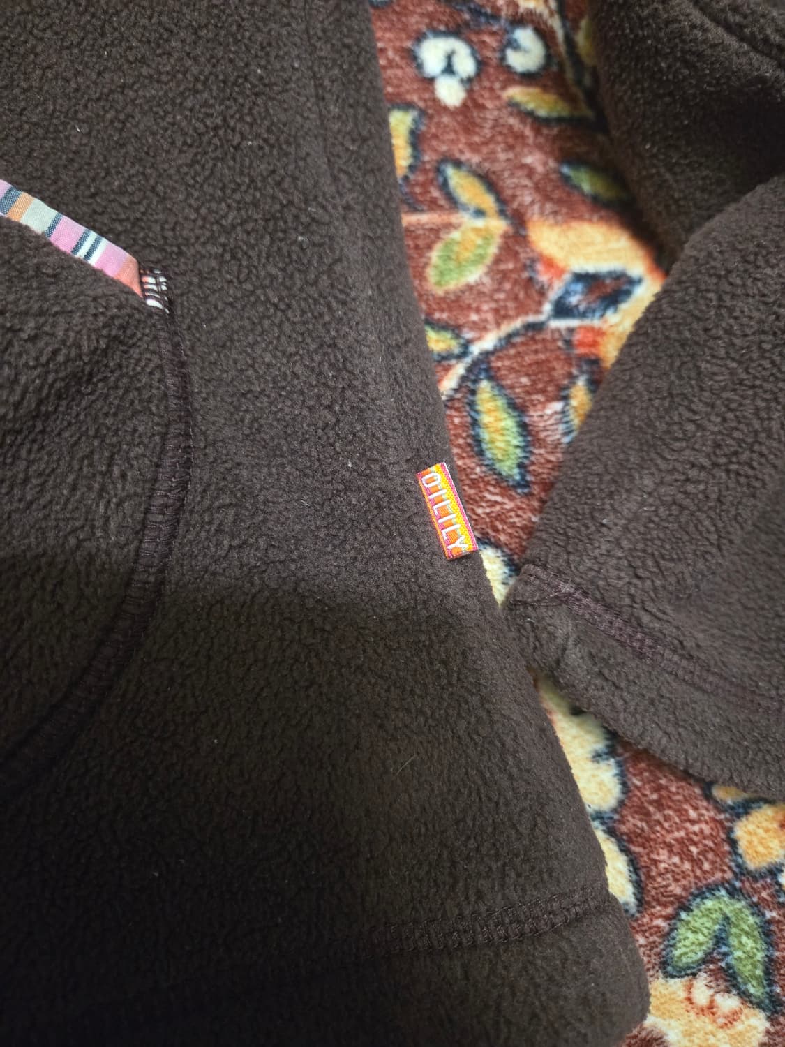 오일릴리(Oilily) 아트 패턴 플리스 자켓 (L) 상품이미지8