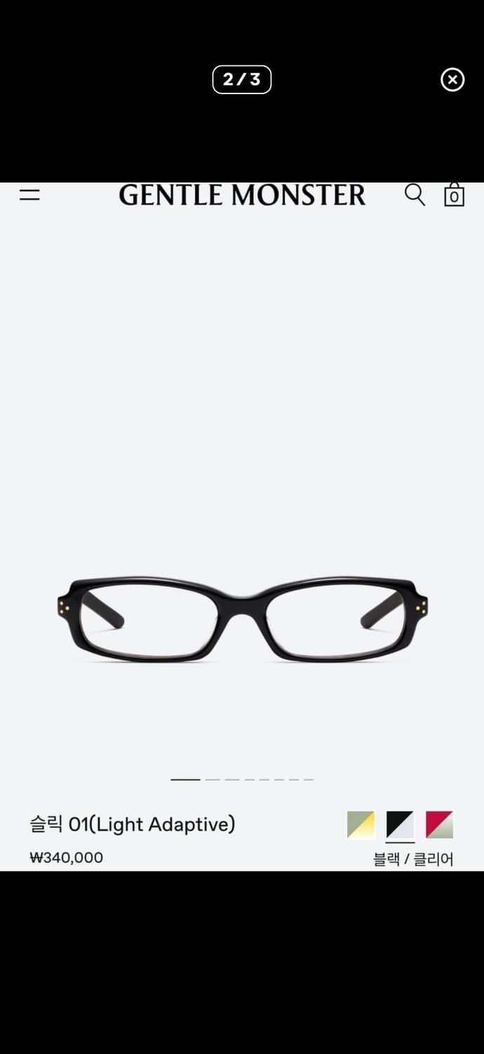 젠틀몬스터 슬릭 풀박 상품이미지2