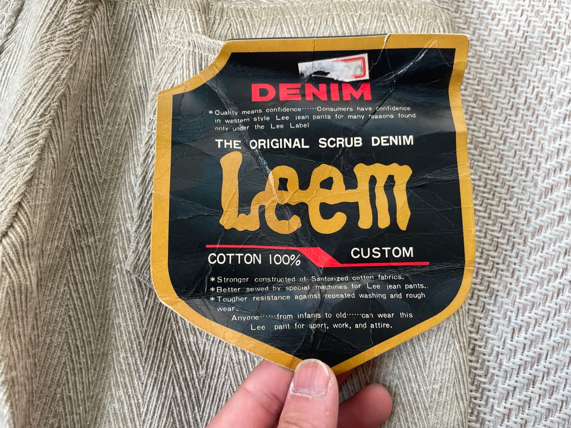 7~80s lee 리 플레어 헤링본 벨보텀 팬츠 J03543 상품이미지3