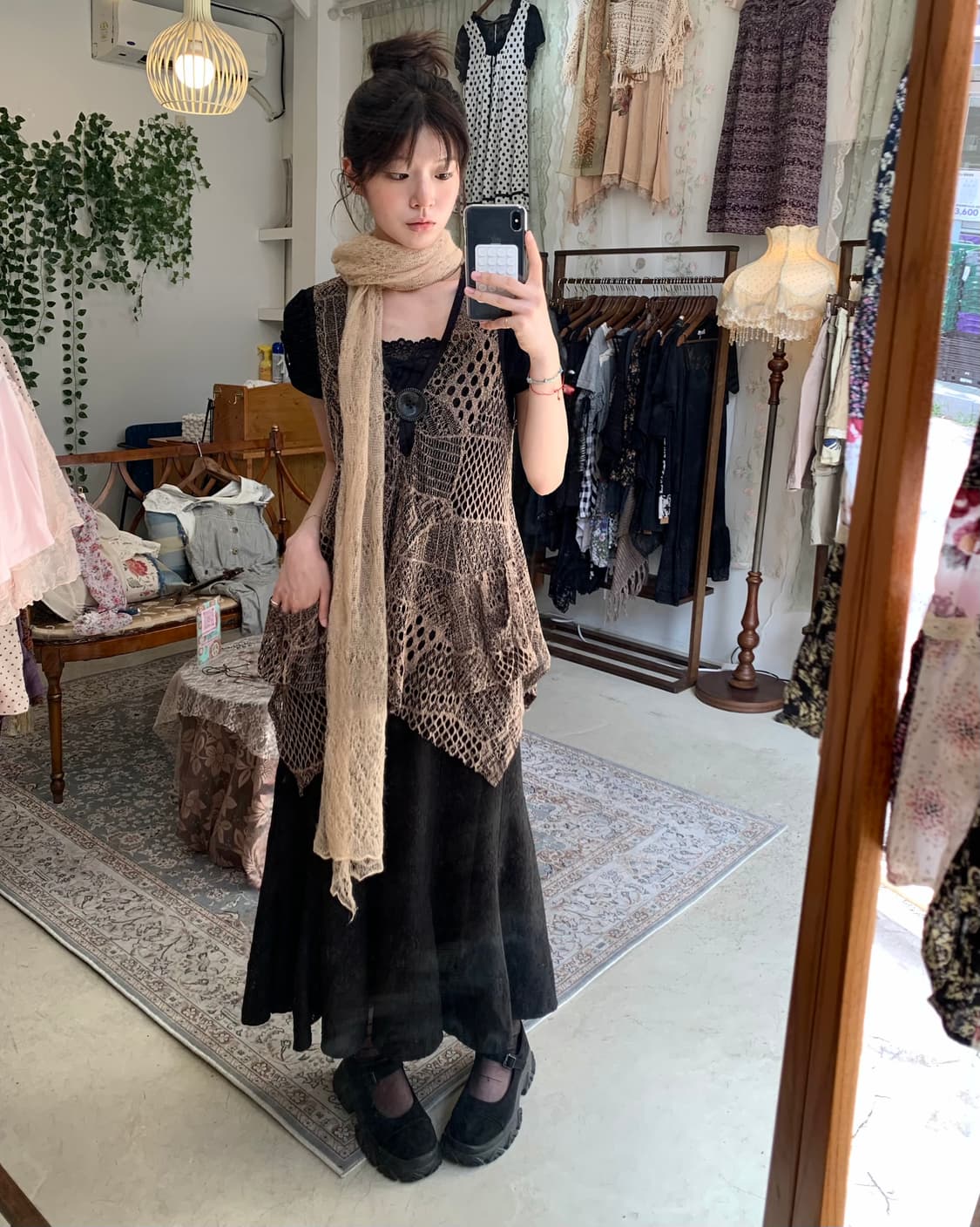 빈티지 데일리 블랙 그런지 코디 세트 상품이미지1