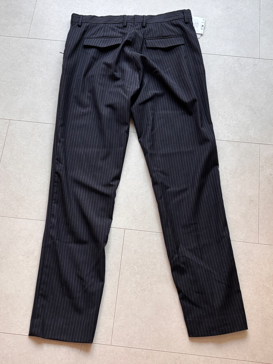 ZARA 24AW 스트라이프 지퍼 슬랙스 플레어핏 상품이미지6