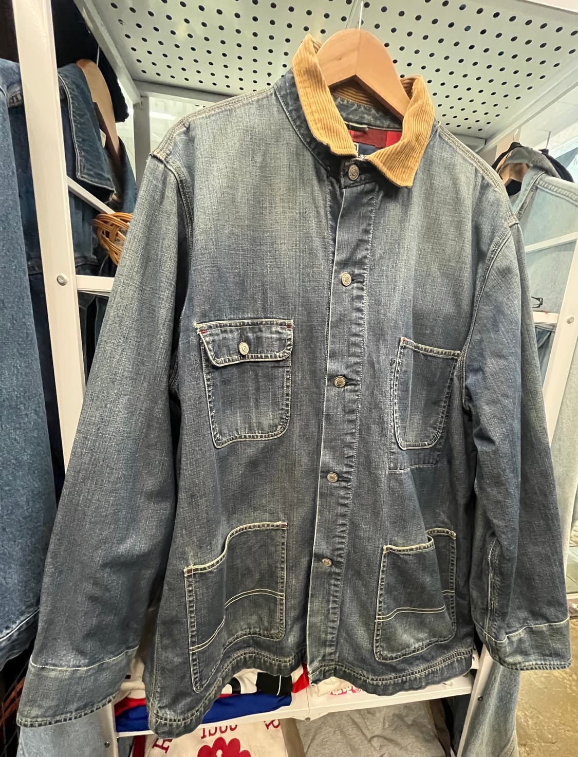 00s 폴로 랄프로렌 데님 초어 워크 자켓 상품이미지3