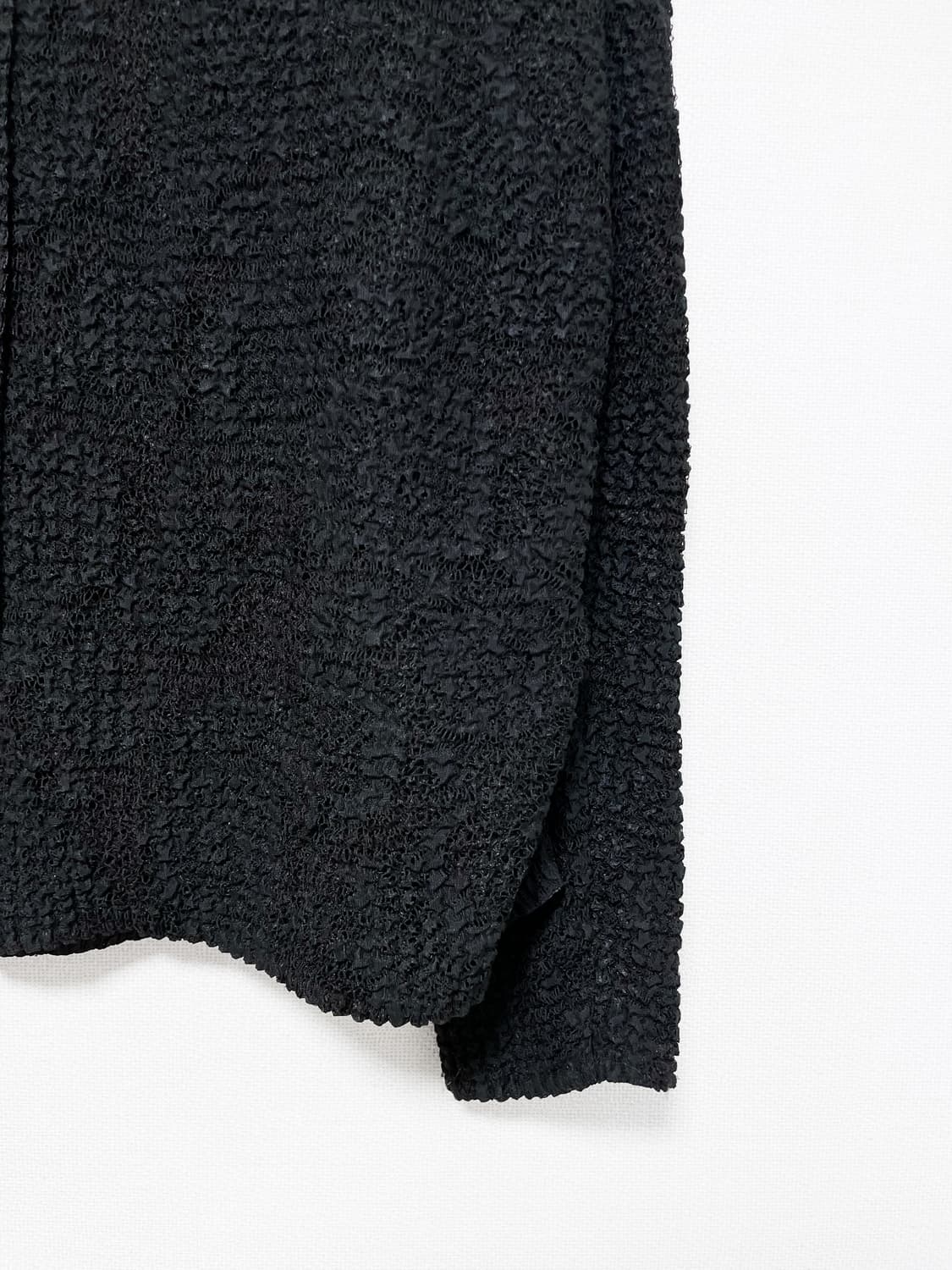 Reversible Textured Jacket - Black 상품이미지7