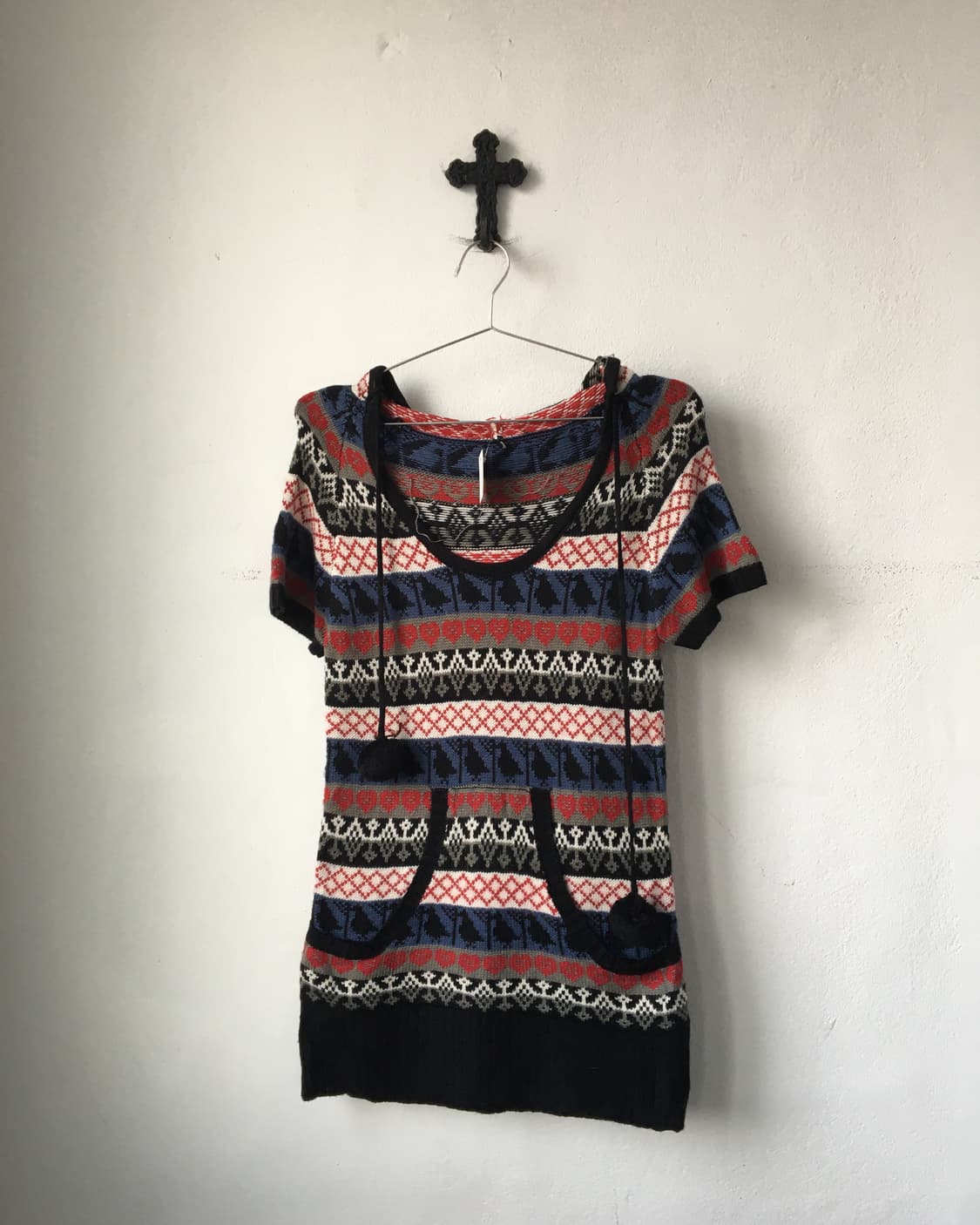 Pom pom nordic mood hood knit 상품이미지2