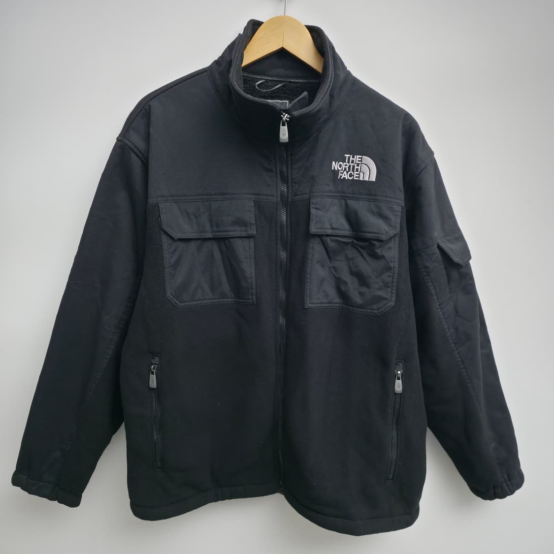 [L] 노스페이스 블랙 포켓 플리스 자켓 상품이미지1