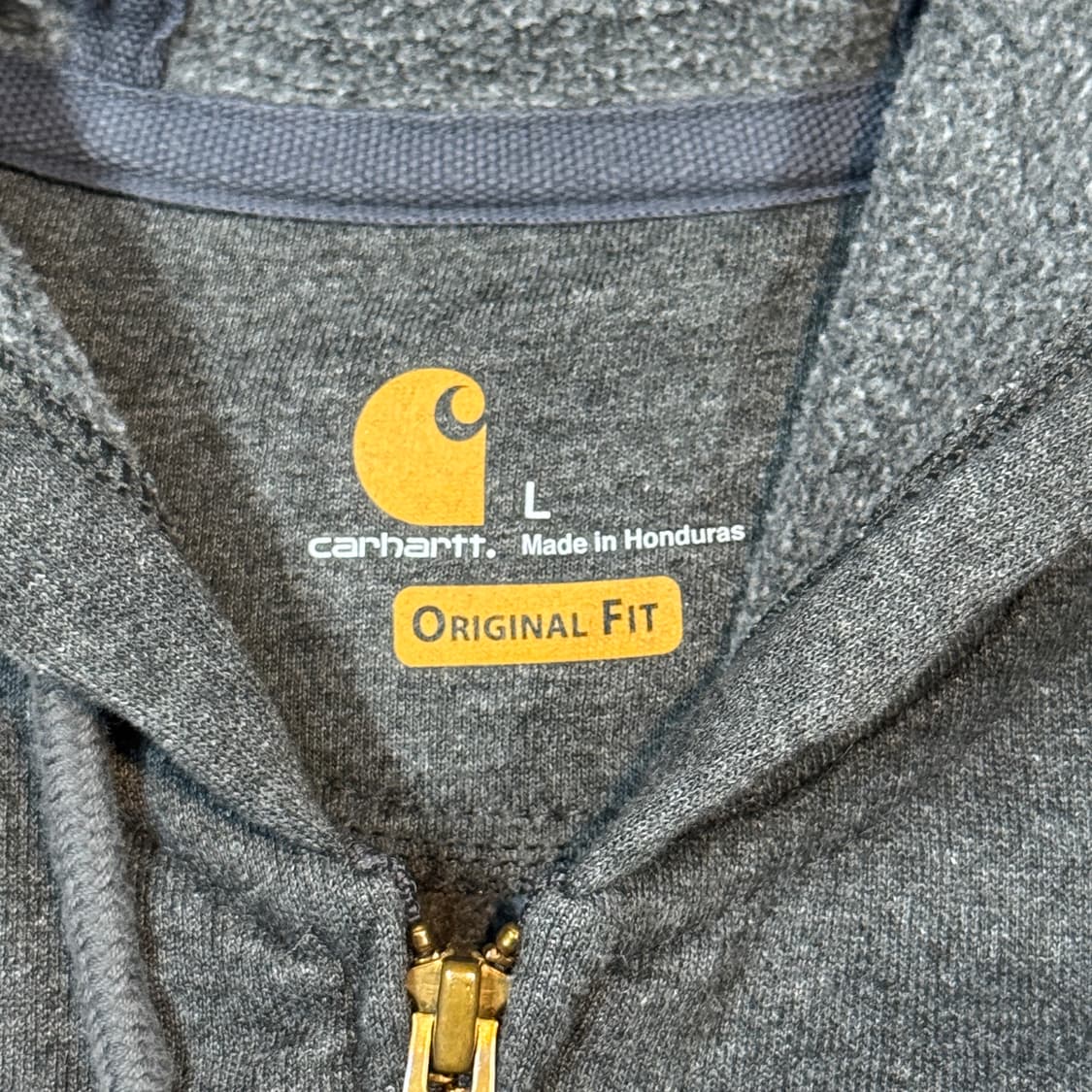 L) 칼하트 미드웨이트 오리지널핏 후드집업 차콜 그레이 상품이미지7