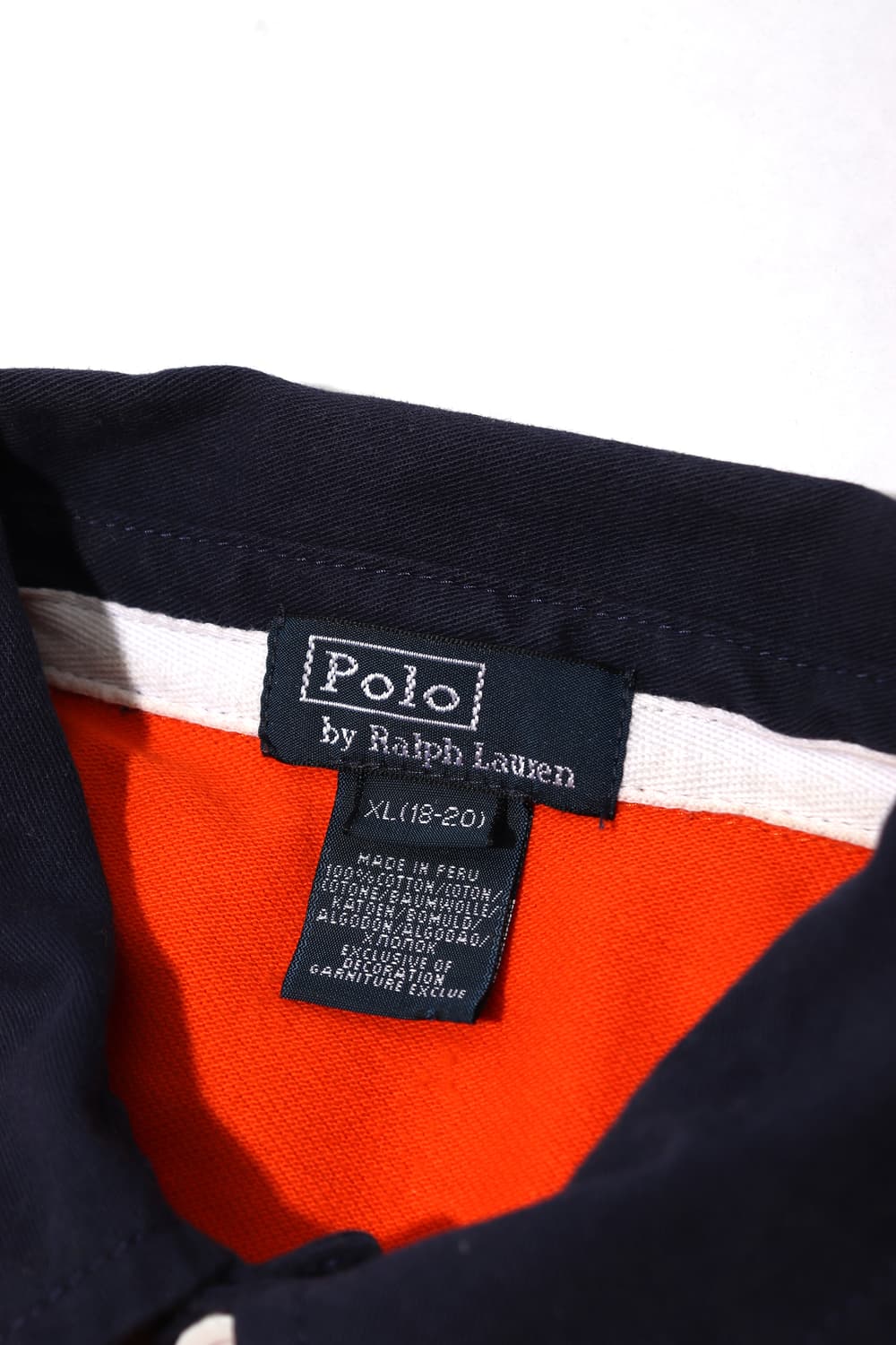 POLO RALPH LAUREN 빅포니 오렌지 배색 폴로 카라티  상품이미지5