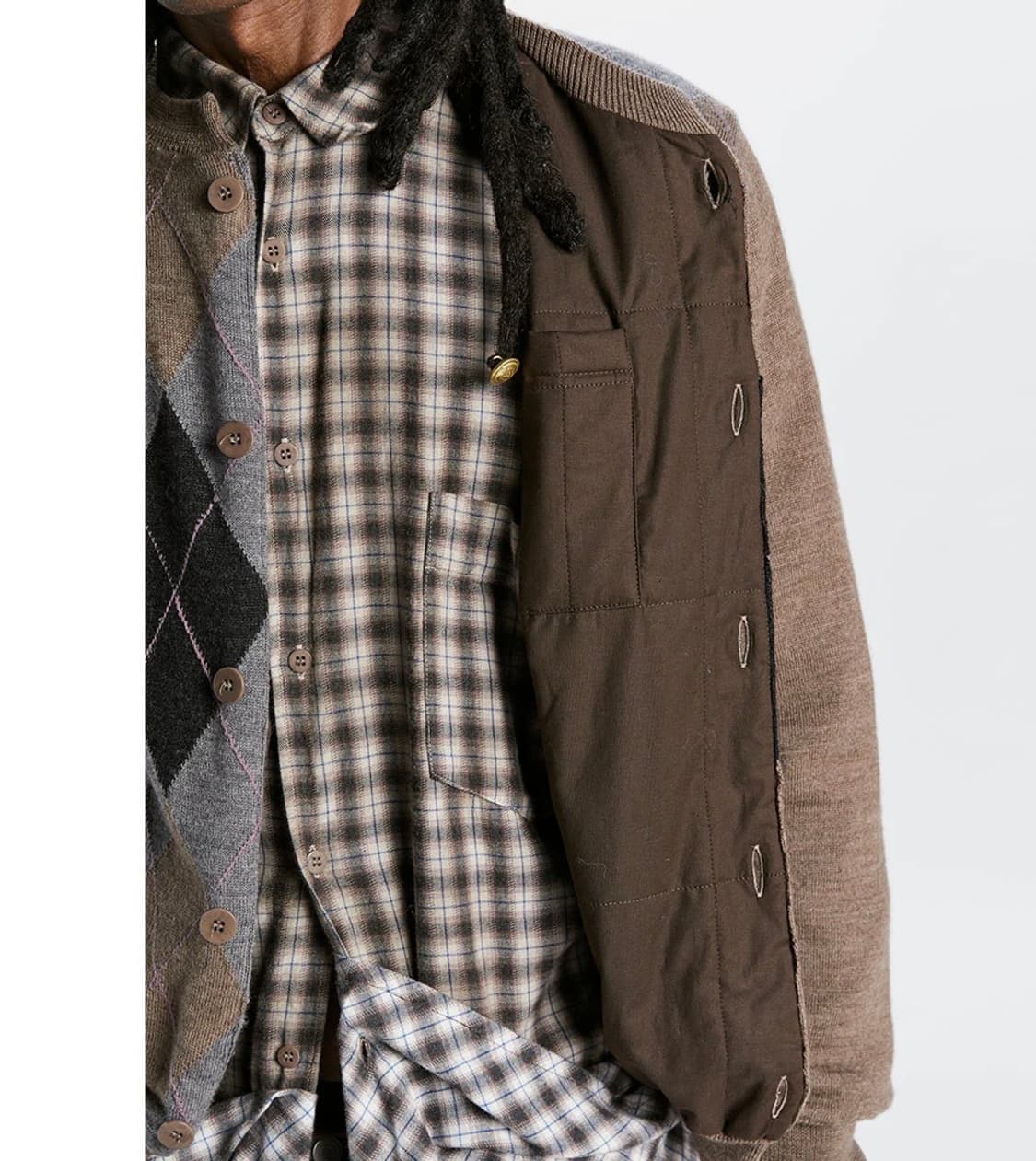 마리아노 아가일 인타르시아 가디건 상품이미지2