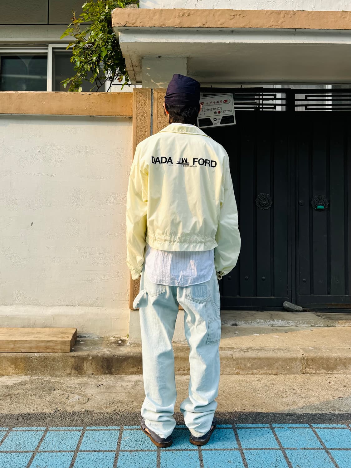 BED j.w FORD x christian dada 크롭 코치 자켓 상품이미지4