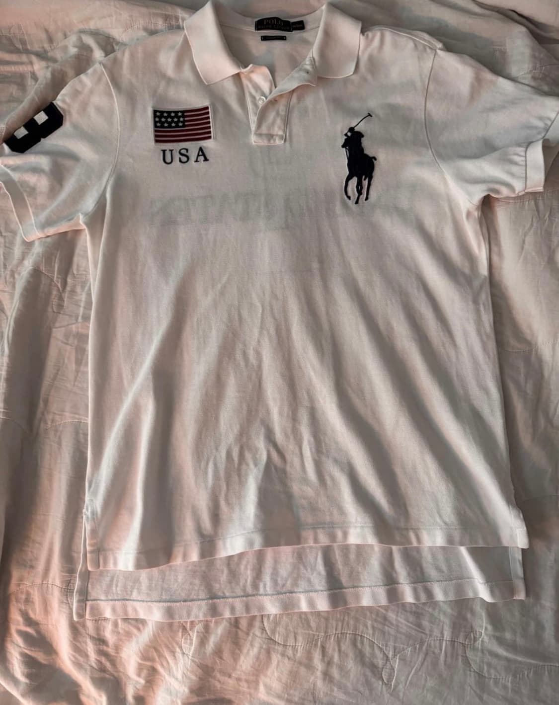 폴로 랄프로렌 빅포니 치프키프 성조기USA 반팔카라티 상품이미지1