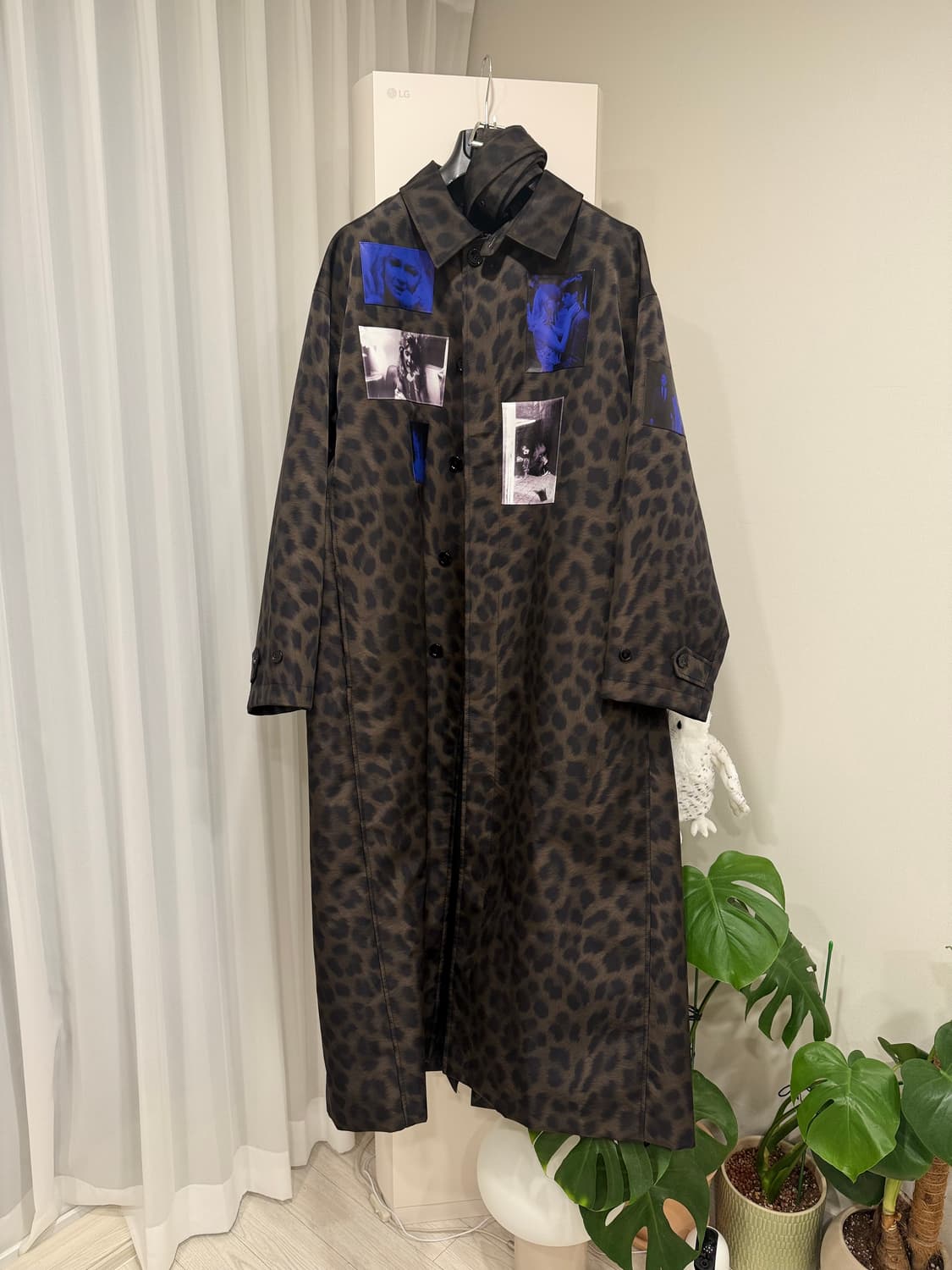 라프시몬스 19FW 블루벨뱃 레오파드 카코트 46사이즈 상품이미지6