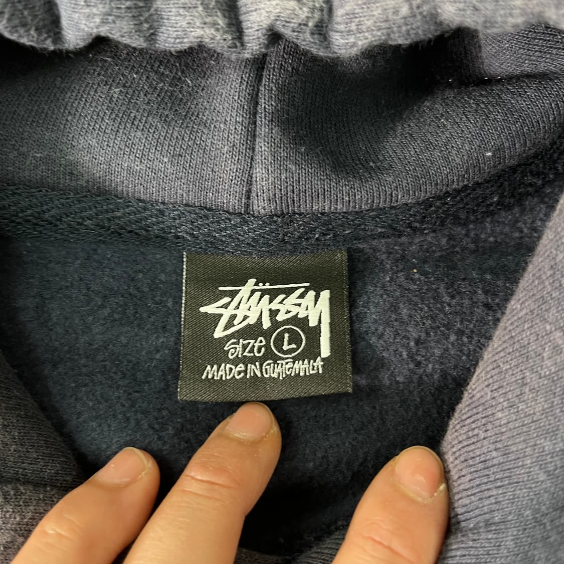 100 스투시 자수 로고 후드티 상품이미지3