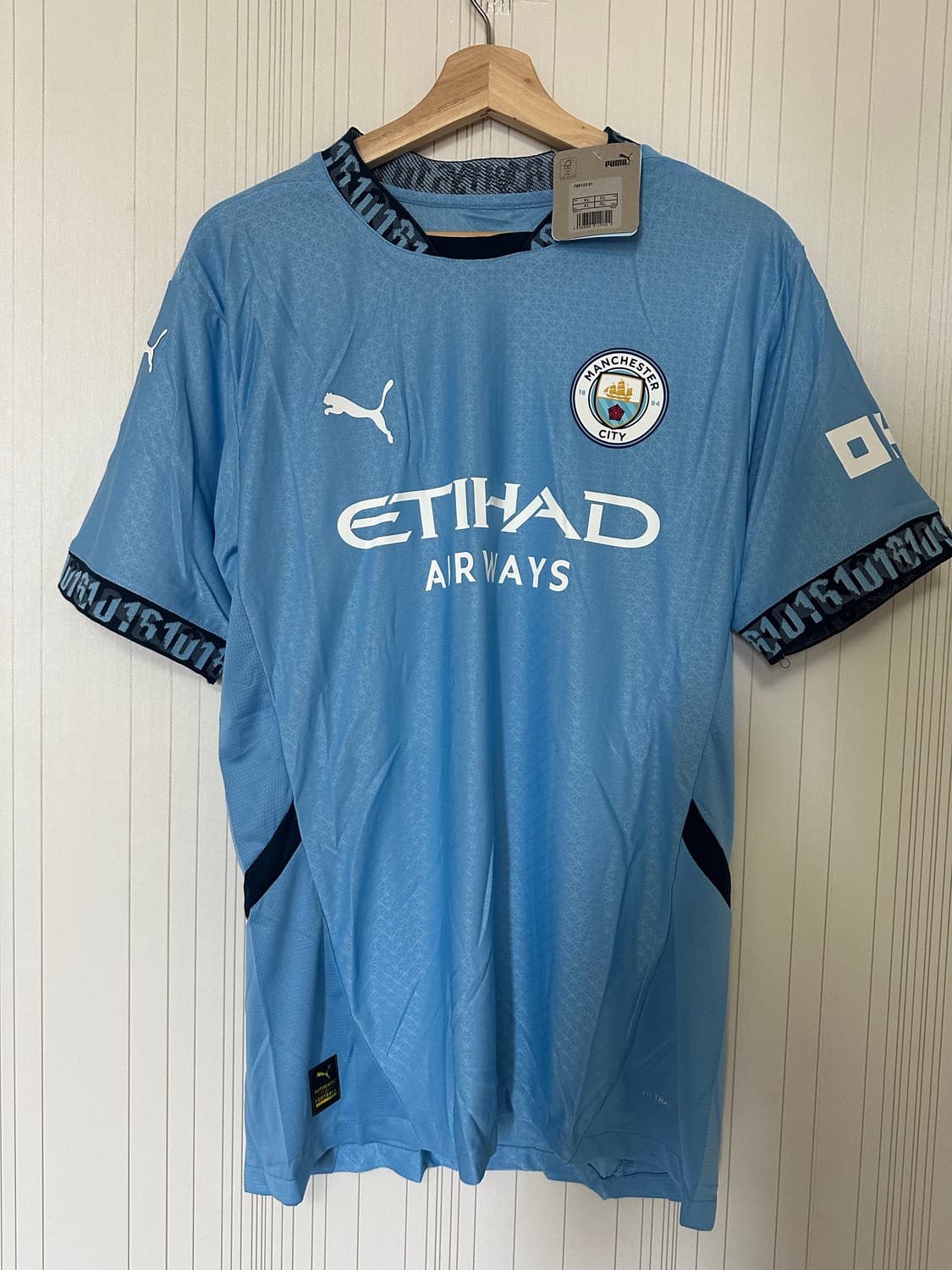 24-25 맨체스터시티 홈 어센틱 XL 맨시티 유니폼 상품이미지1