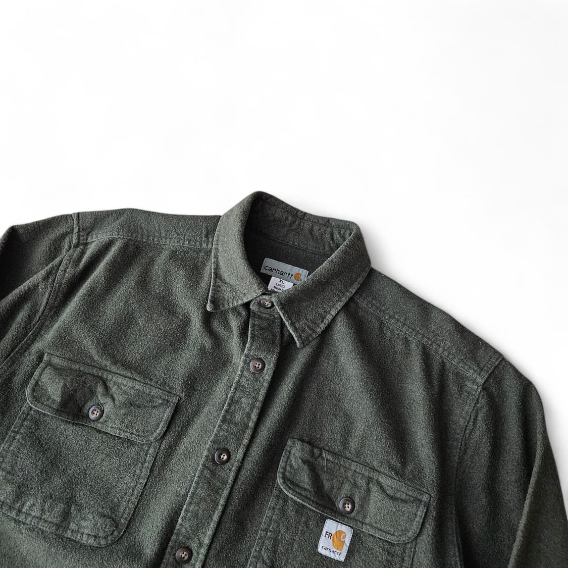 FR칼하트 기모 오버핏 긴팔셔츠 XL 상품이미지3