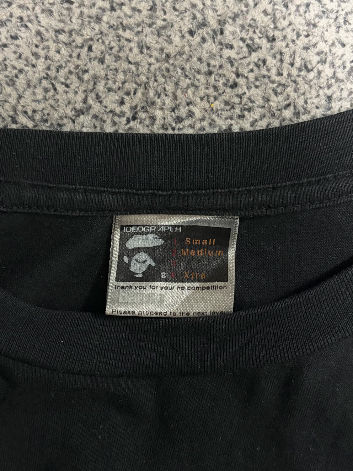 00's BAPE Nigo's Favorite Shop 슬로건 티셔츠 상품이미지4