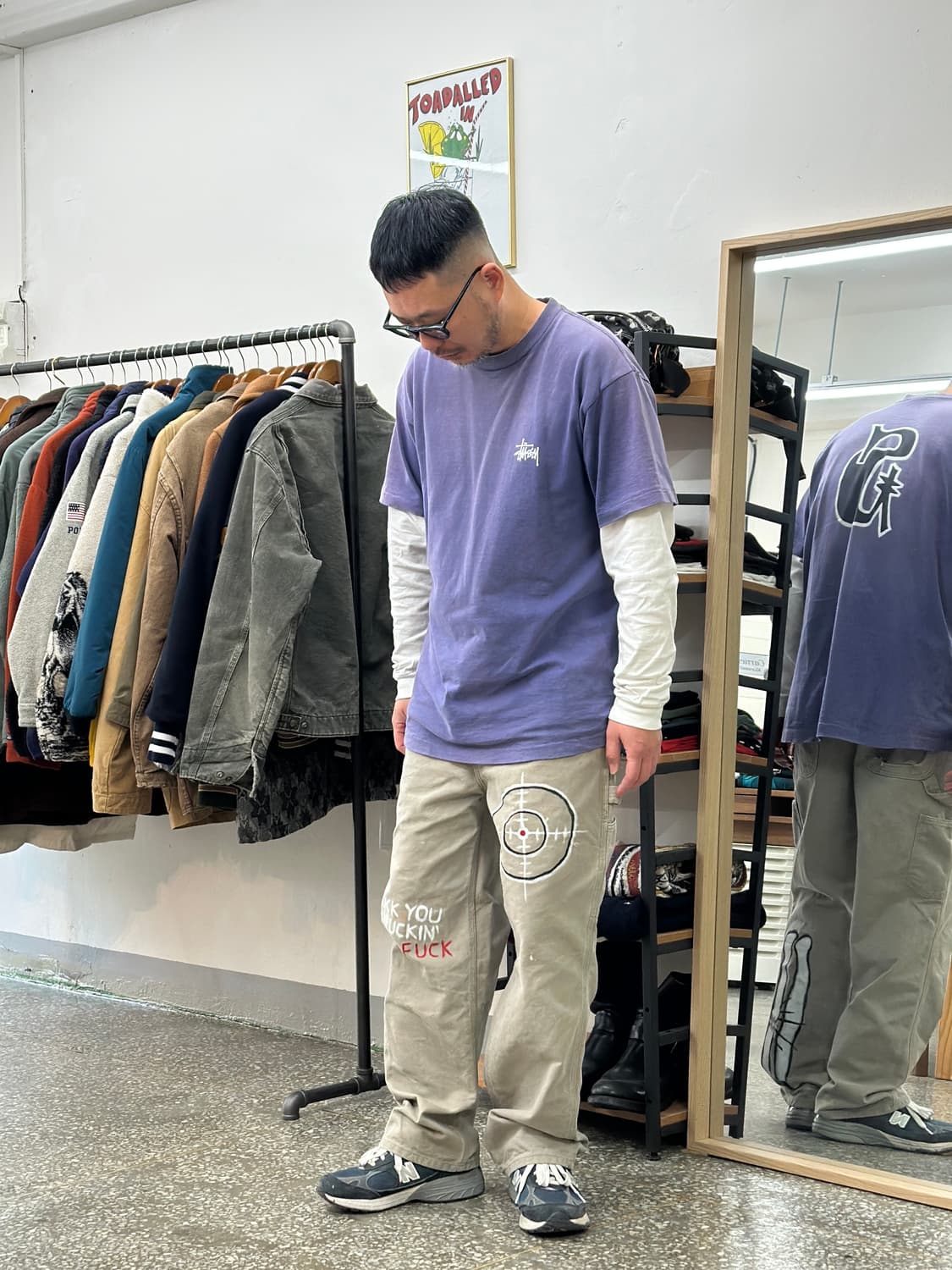 칼하트 커스텀 카펜터 팬츠 B11-DES 34 상품이미지10