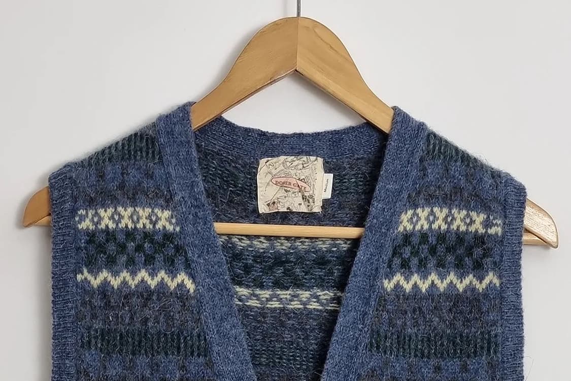 DOBER GATE 레트로 울 베스트 상품이미지3