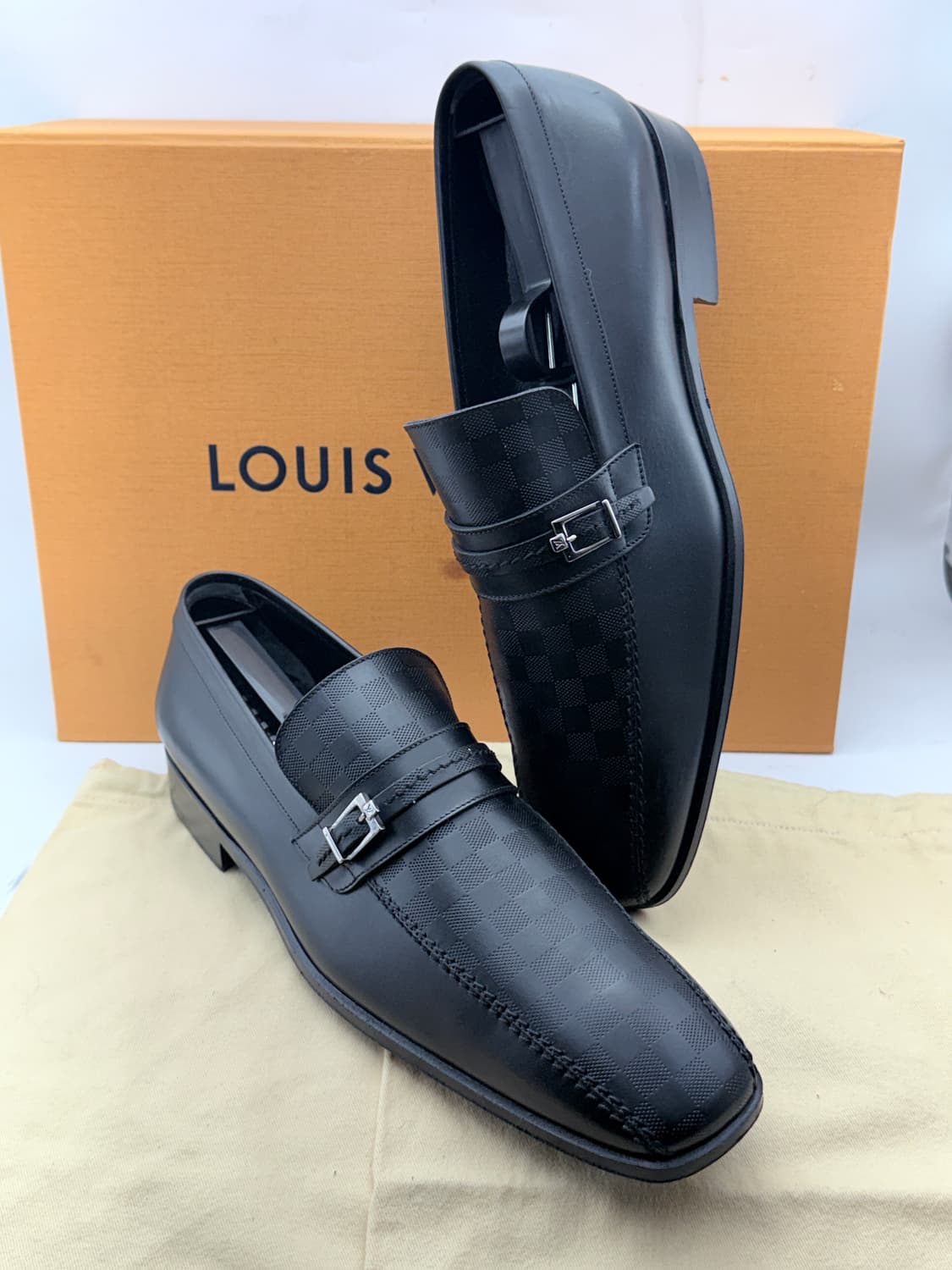 정품)루이비통 다미에 구두 255 상품이미지4