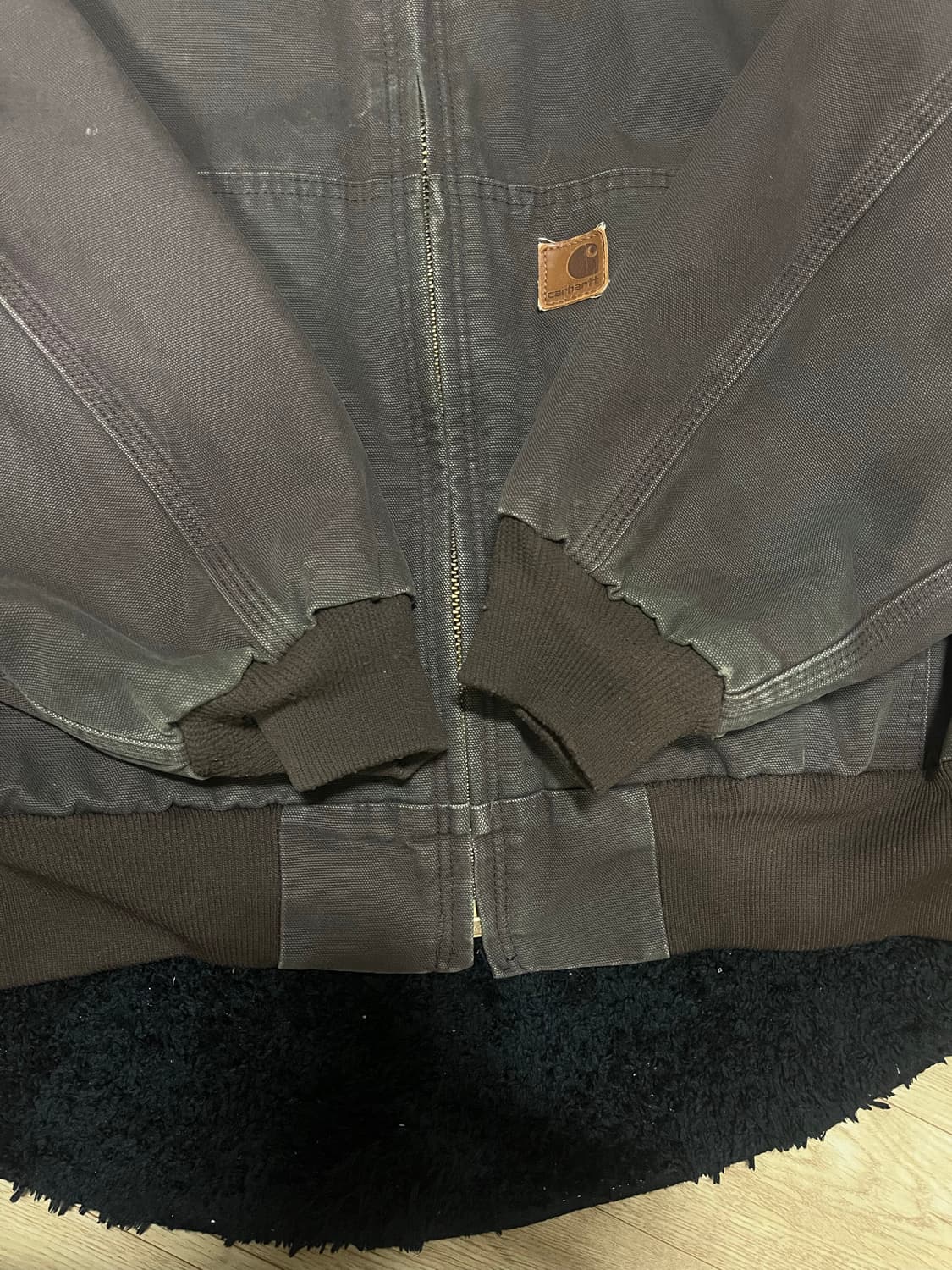 칼하트 J280 덕 액티브 후드 자켓 다크브라운  상품이미지8