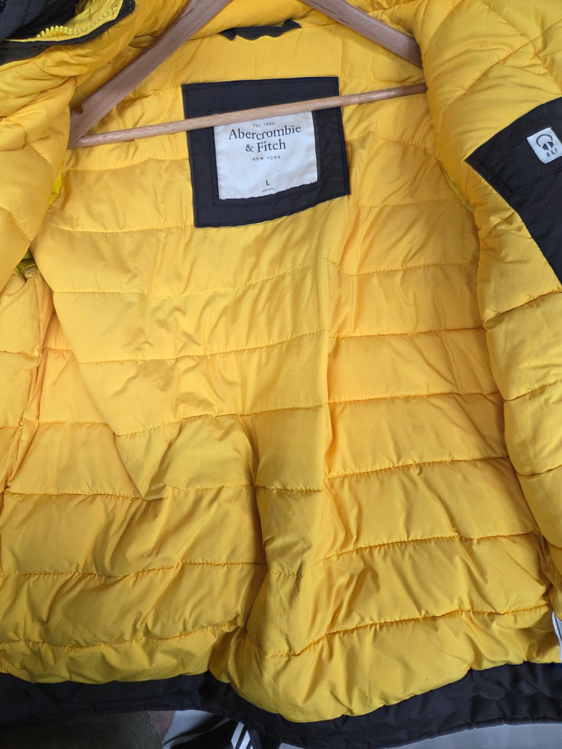 아베크롬비 이중잠금 투웨이 패딩파카 L 상품이미지3