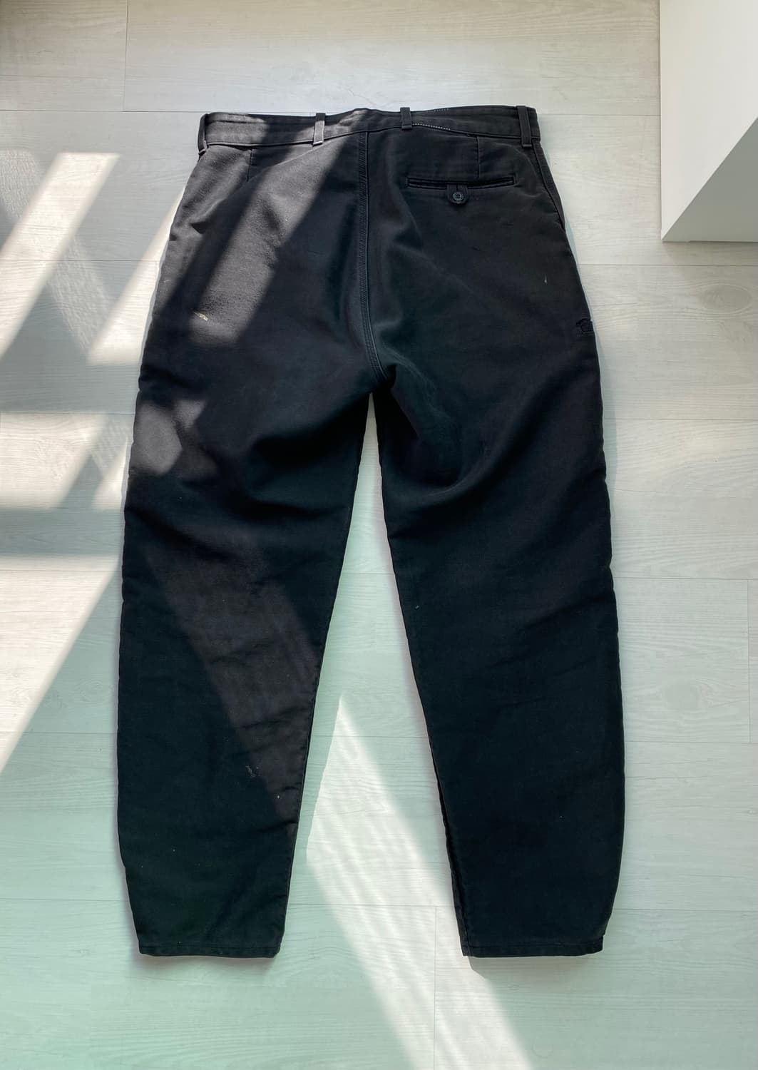 ~80s 르 라부어 프렌치 몰스킨 워크 팬츠 블랙 34 상품이미지1