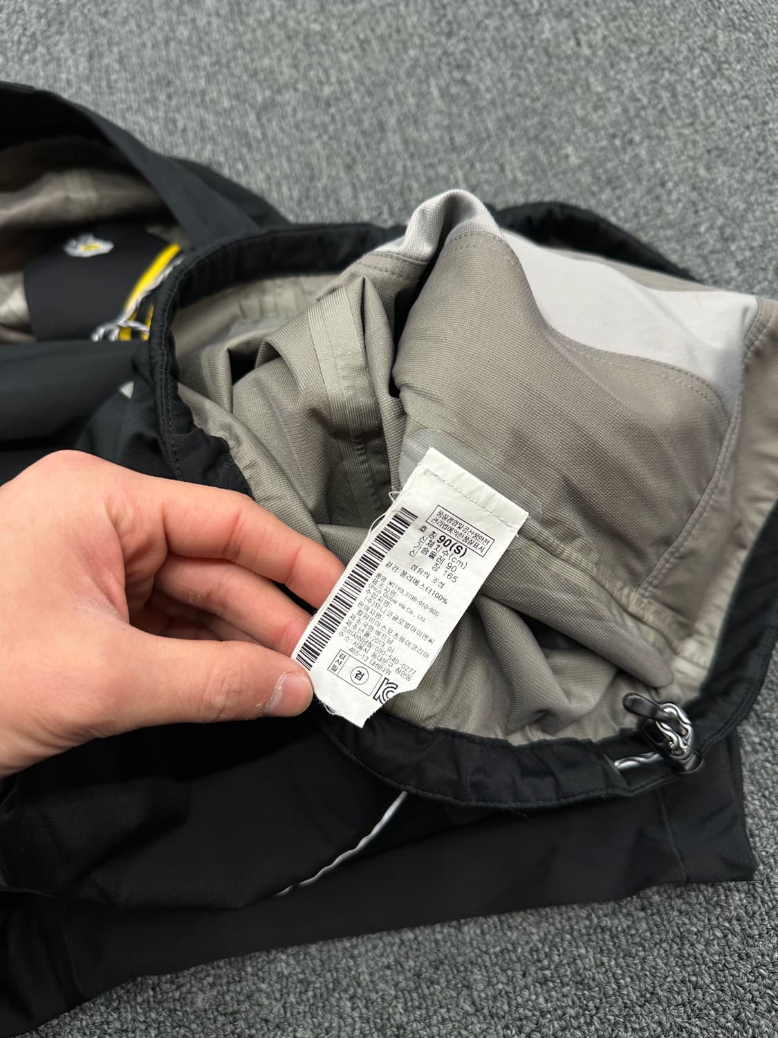 S) 마운틴 하드웨어 소프트 쉘 블랙 바람막이 상품이미지7