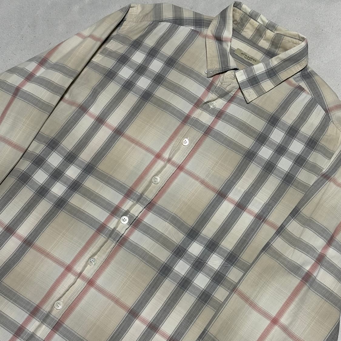 🫶🏻 버버리 베이지 체크 셔츠 🫶🏻 상품이미지2