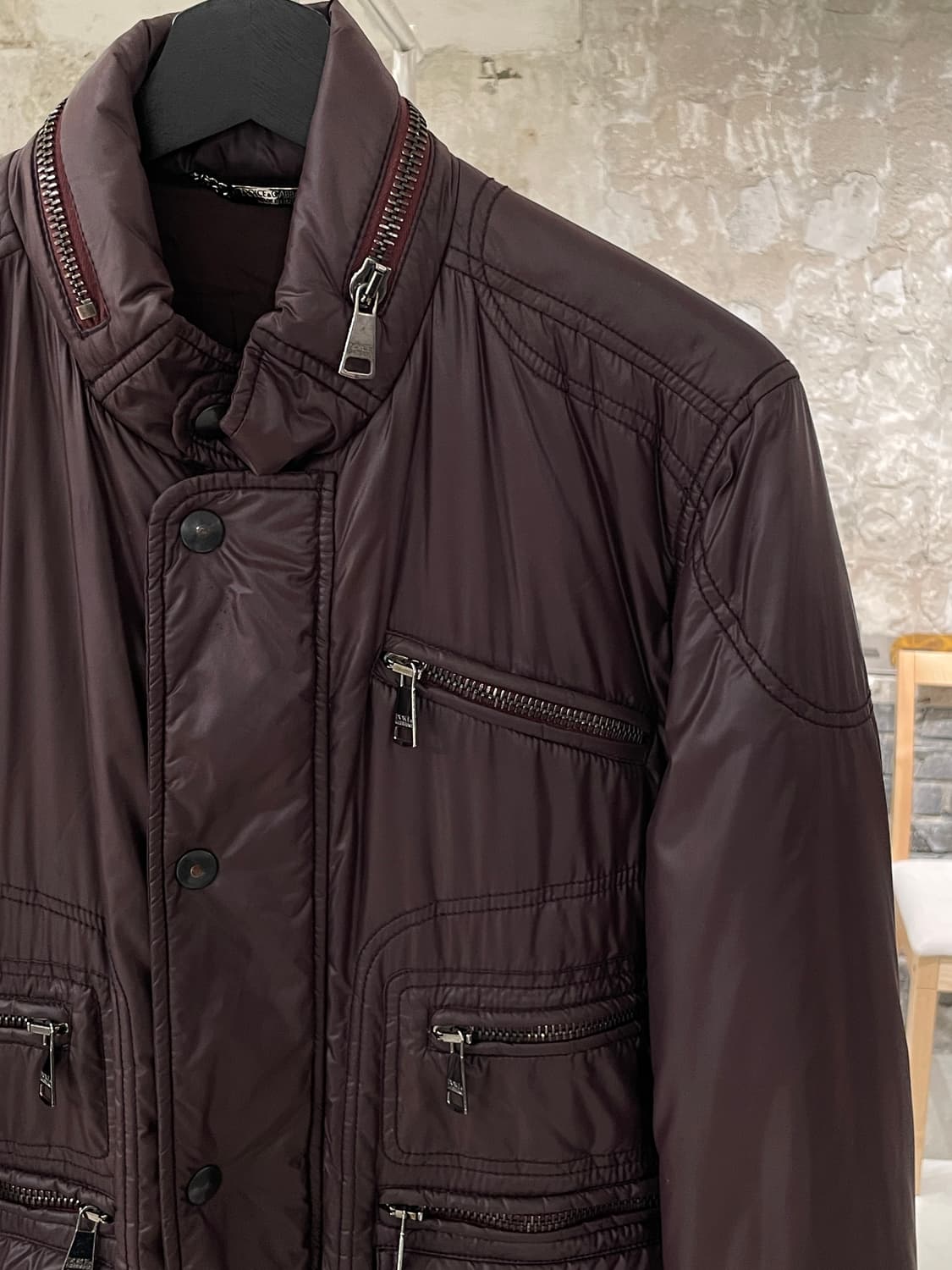 돌체 앤 가바나 마호가니 유틸리티 폴리에스텔 자켓 상품이미지3