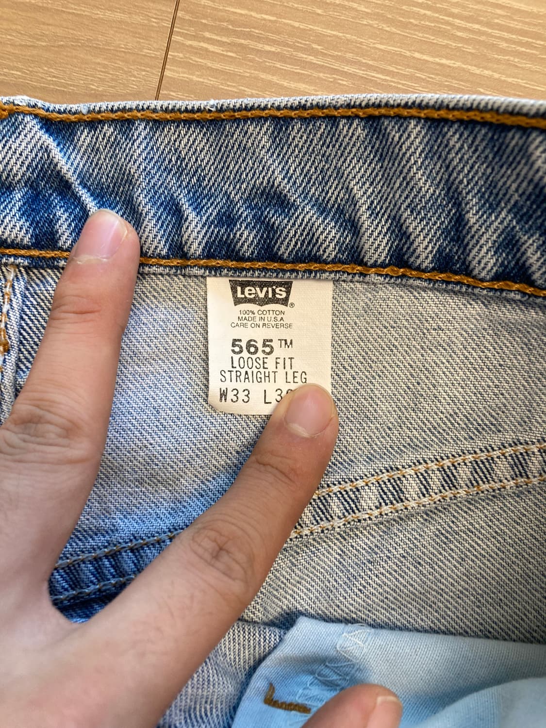 리바이스 565 usa made 33사이즈 상품이미지3