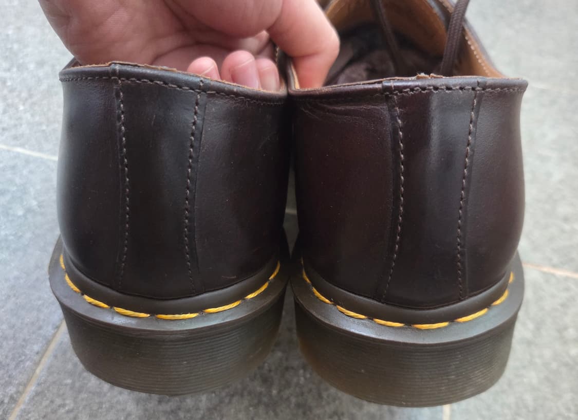 UK9 280 닥터마틴 1461 3홀 빈티지 브라운 / 크레이지홀스 호스 상품이미지3