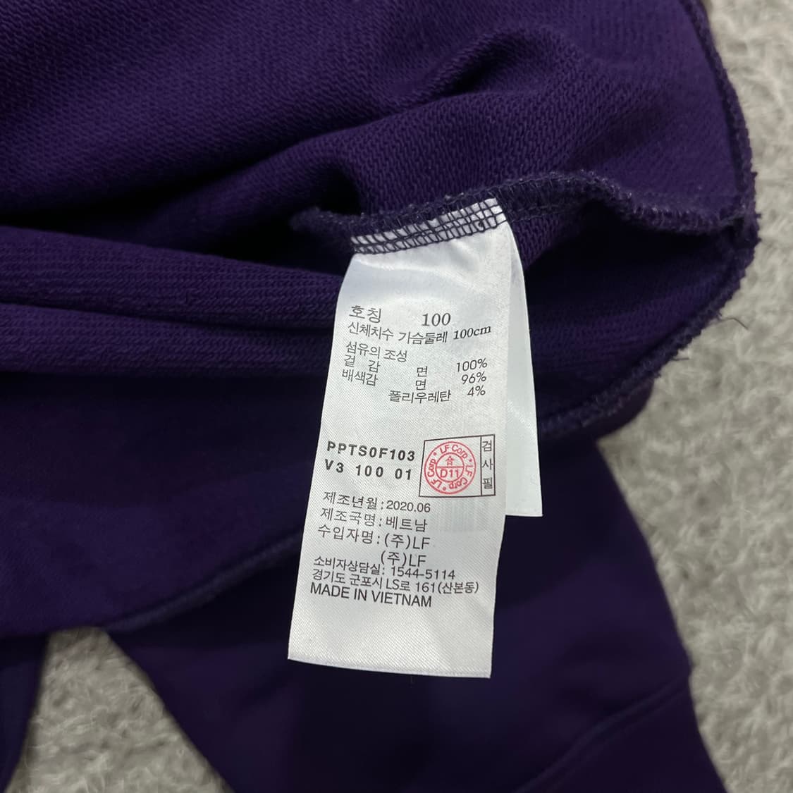 [95] 헤지스 피즈 후드티 상품이미지4