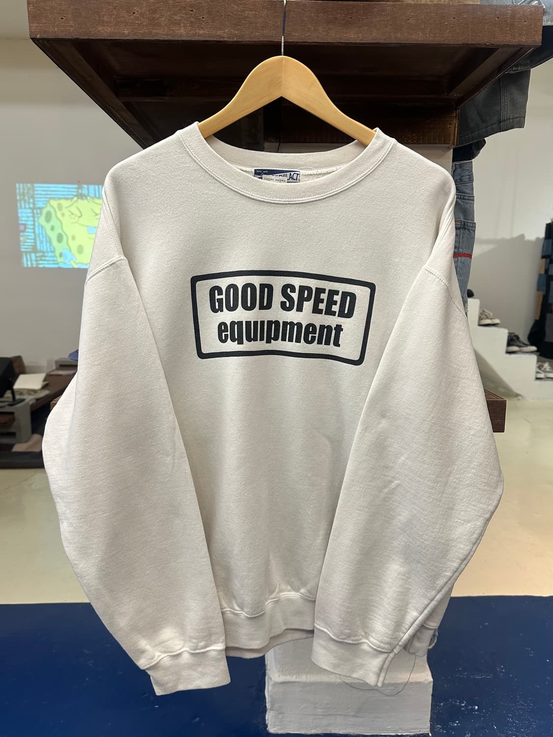 The evilact 스컬 맨투맨 상품이미지3