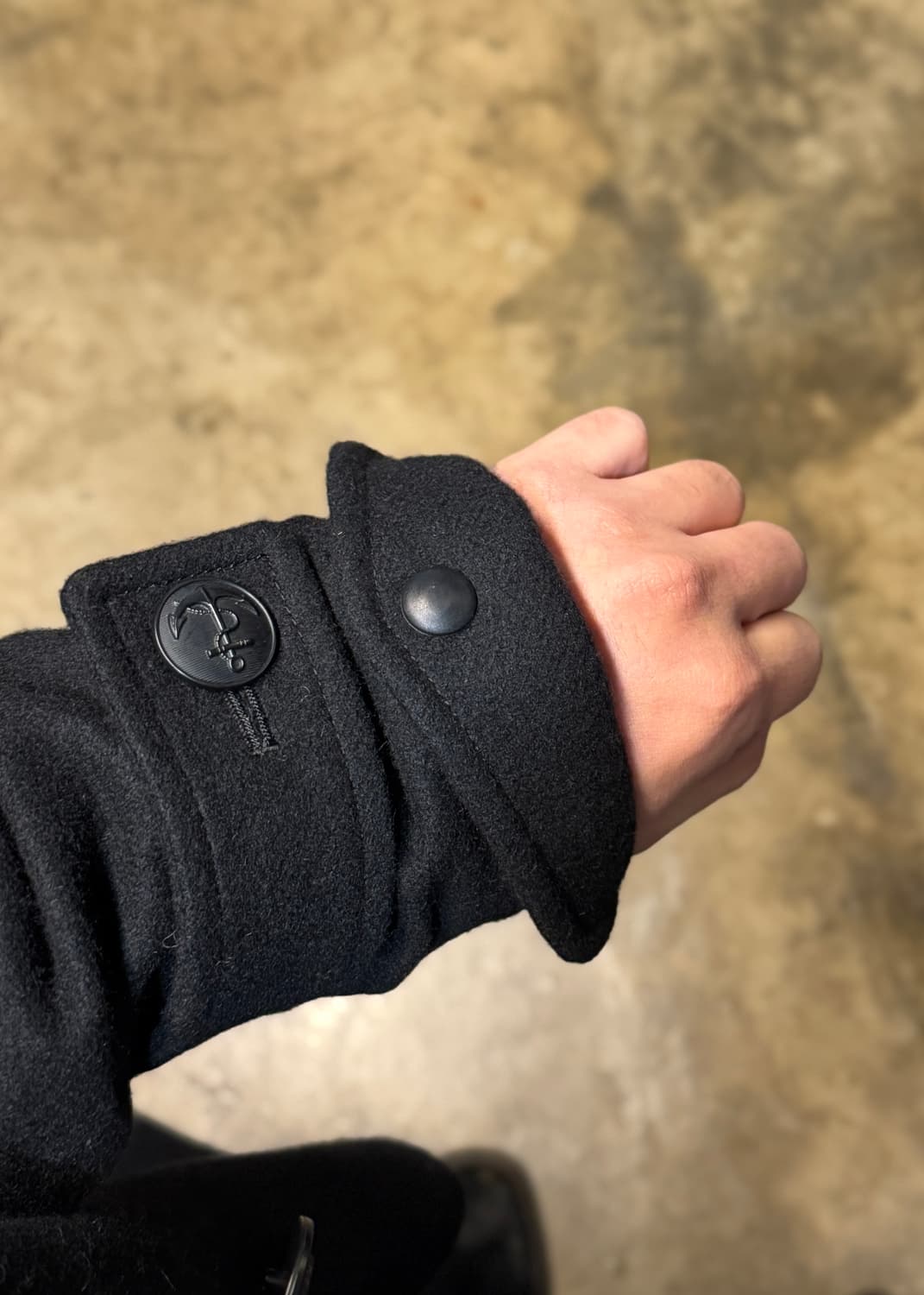 44-66 ) narifuri Pea Coat 상품이미지9