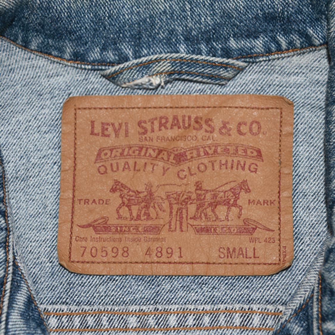 made in USA Levis 90s 빈티지데님자켓 상품이미지8