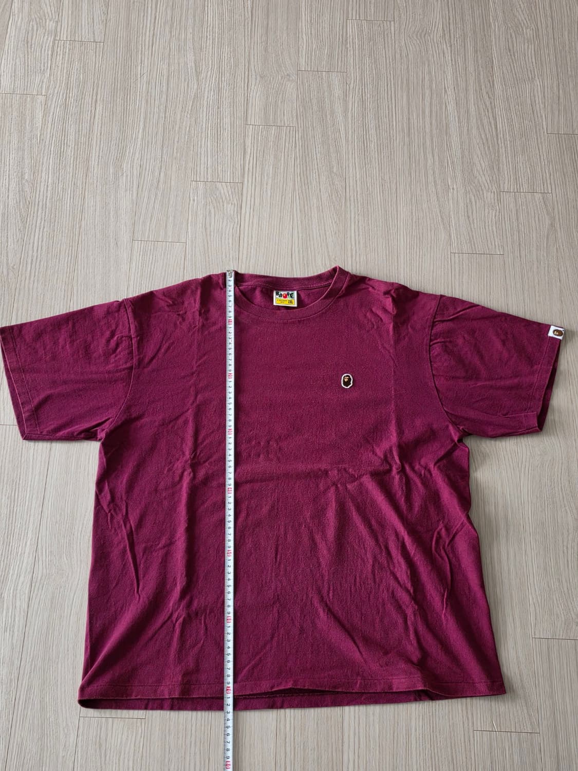 베이프 스몰로고 반팔티셔츠 2XL(105) 상품이미지1