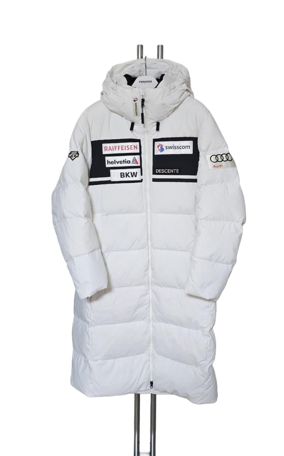 정품 데상트  오리털 아우디 롱패딩/남100 상품이미지1