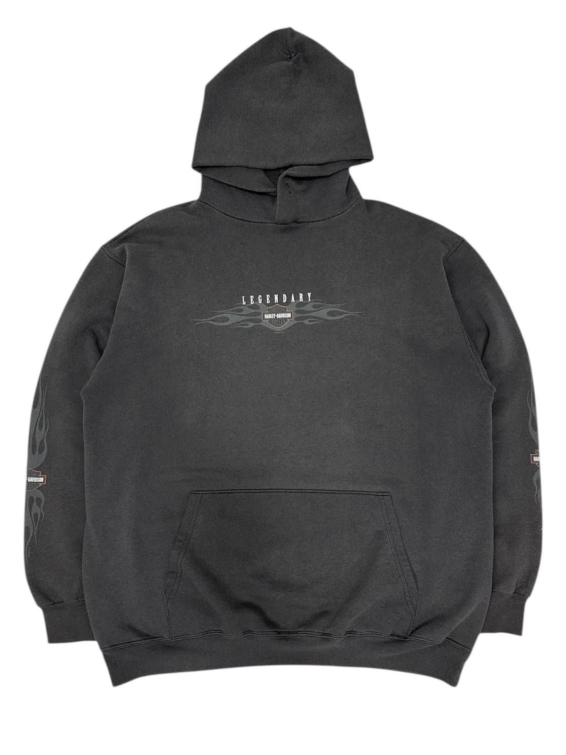 Harley-Davidson 플레임 로고 후드 (90s) 상품이미지3